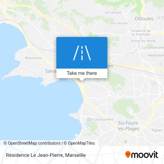 Résidence Le Jean-Pierre map