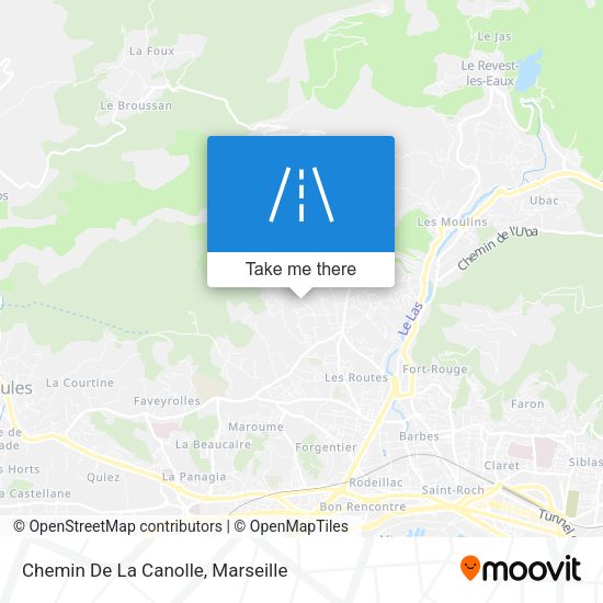 Chemin De La Canolle map