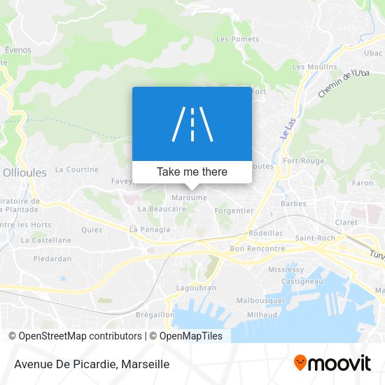 Avenue De Picardie map