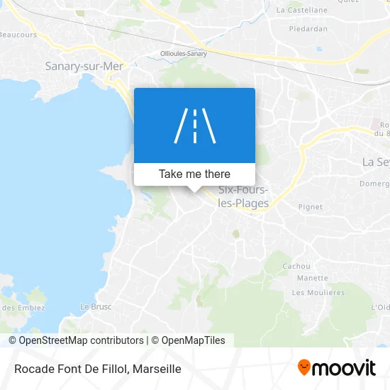 Rocade Font De Fillol map