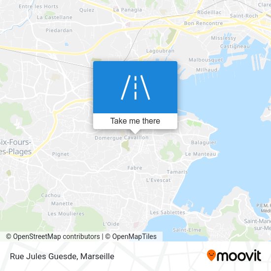 Rue Jules Guesde map