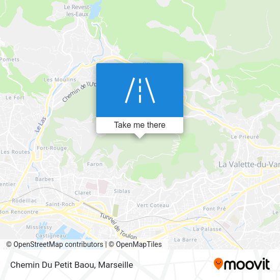 Chemin Du Petit Baou map