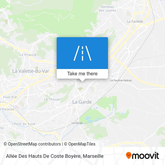 Allée Des Hauts De Coste Boyère map