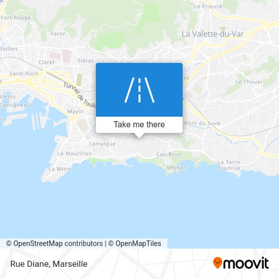 Rue Diane map