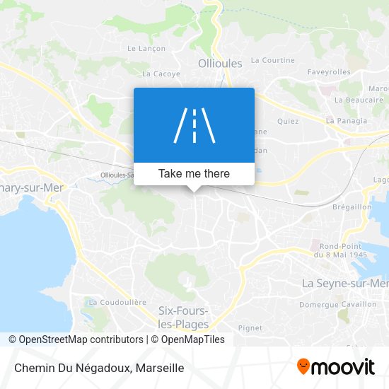 Chemin Du Négadoux map
