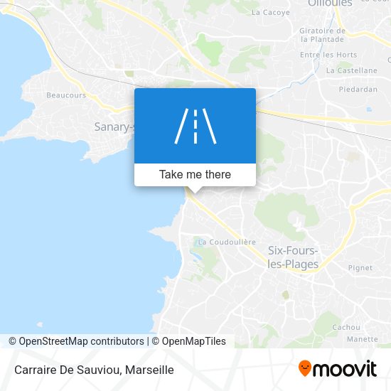 Carraire De Sauviou map