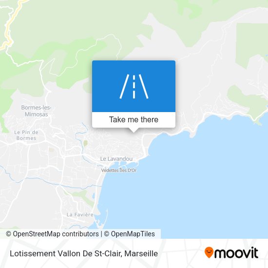Lotissement Vallon De St-Clair map