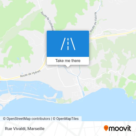 Rue Vivaldi map