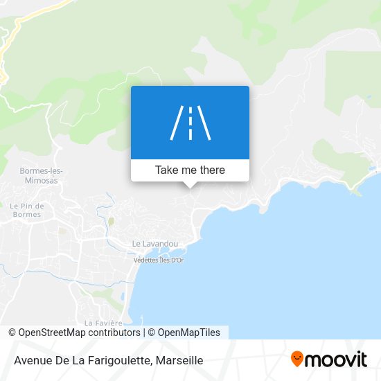 Avenue De La Farigoulette map