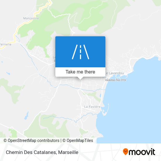 Chemin Des Catalanes map
