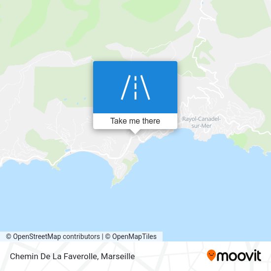Chemin De La Faverolle map
