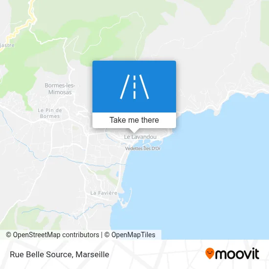 Rue Belle Source map