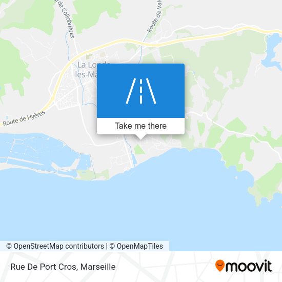 Rue De Port Cros map