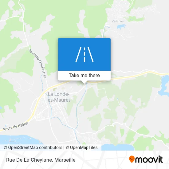 Rue De La Cheylane map