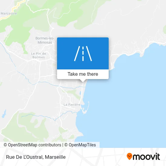 Rue De L'Oustral map