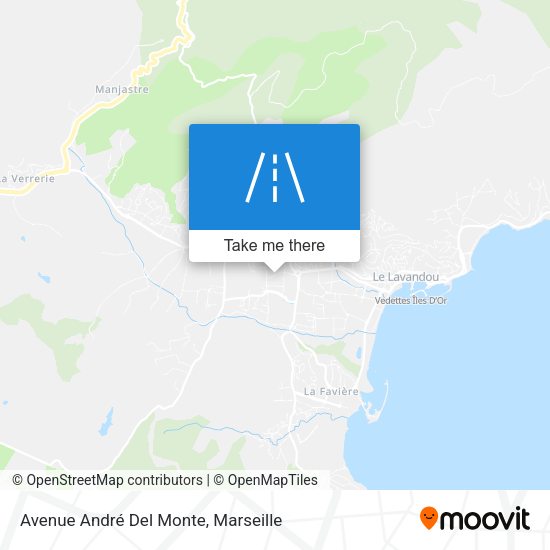Avenue André Del Monte map