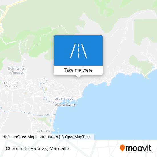Chemin Du Pataras map