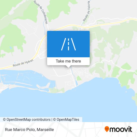 Rue Marco Polo map