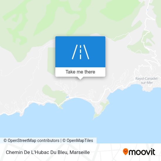 Chemin De L'Hubac Du Bleu map