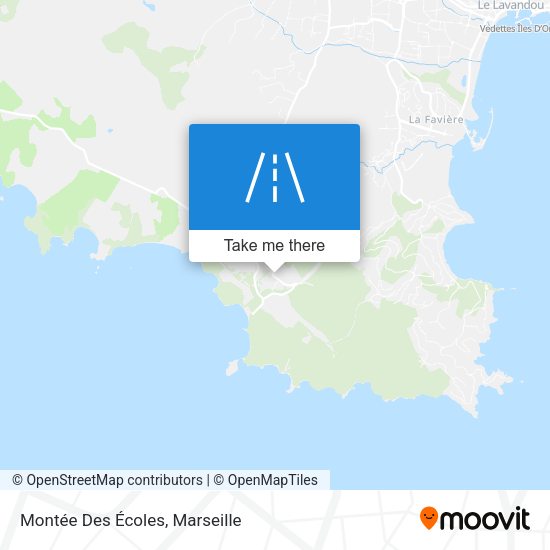 Montée Des Écoles map