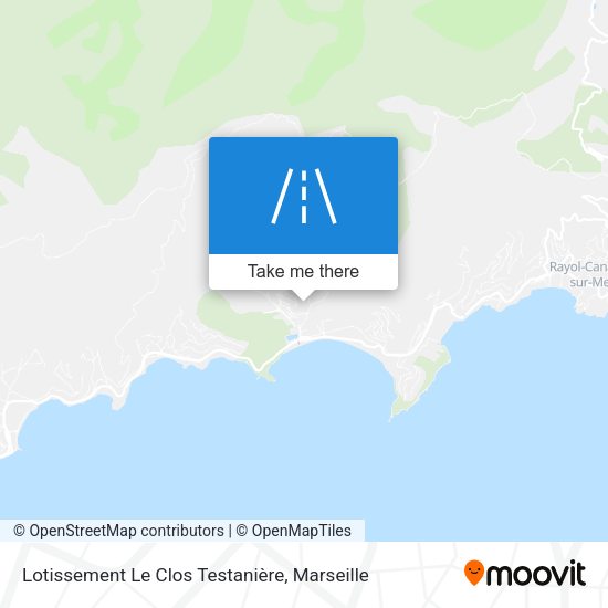 Lotissement Le Clos Testanière map