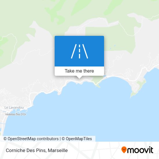 Corniche Des Pins map