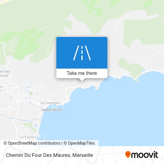 Chemin Du Four Des Maures map