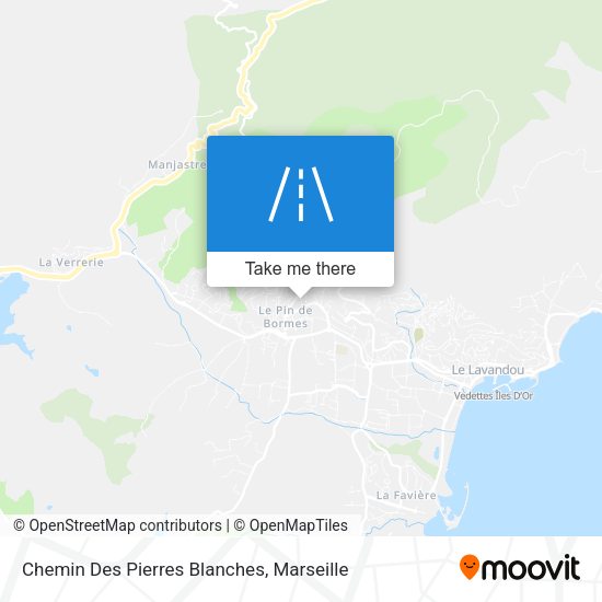 Chemin Des Pierres Blanches map