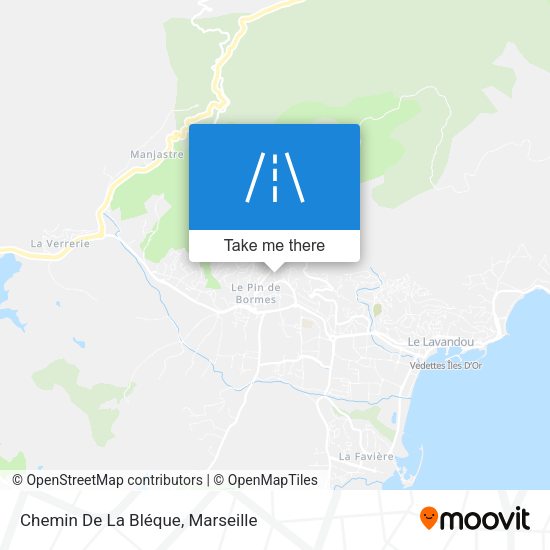 Chemin De La Bléque map