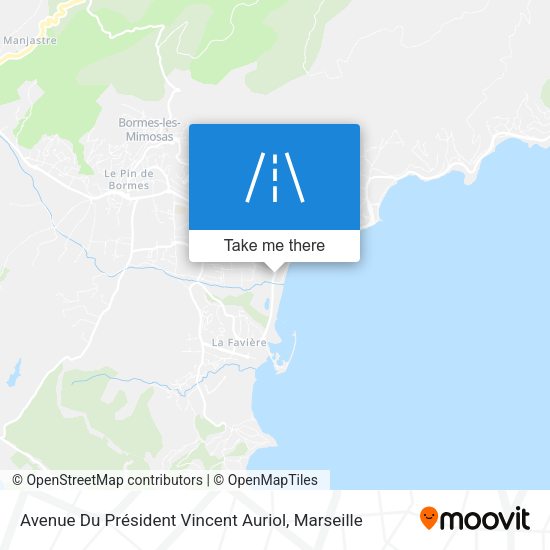 Avenue Du Président Vincent Auriol map