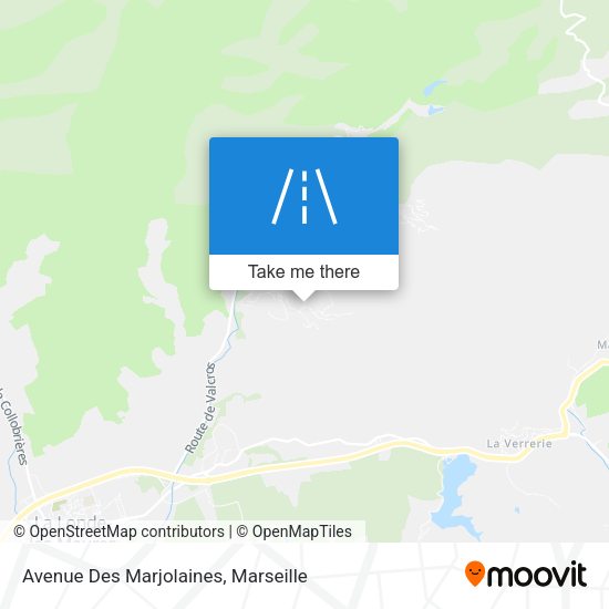 Avenue Des Marjolaines map