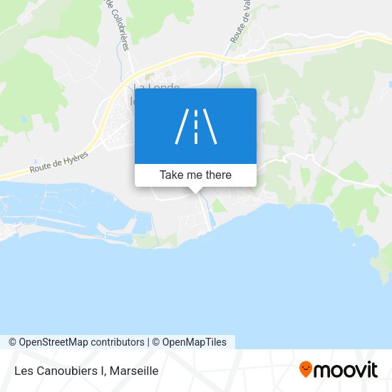 Les Canoubiers I map