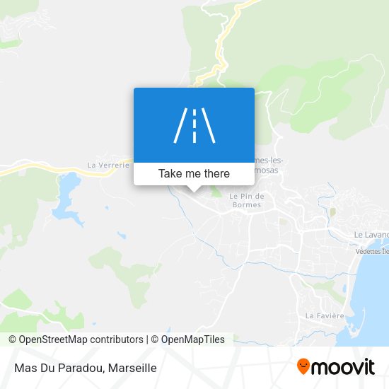 Mas Du Paradou map