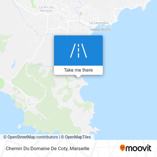 Chemin Du Domaine De Coty map