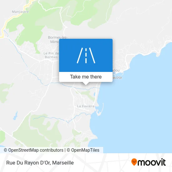 Rue Du Rayon D'Or map