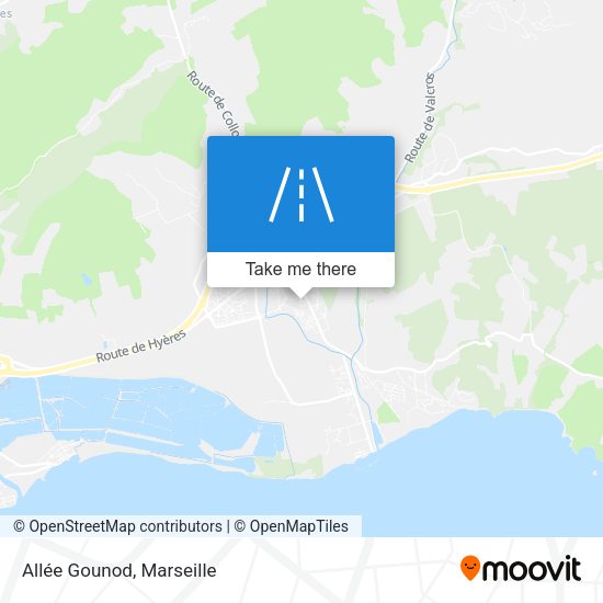 Allée Gounod map