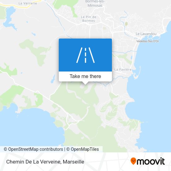 Chemin De La Verveine map