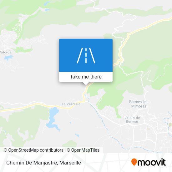 Chemin De Manjastre map