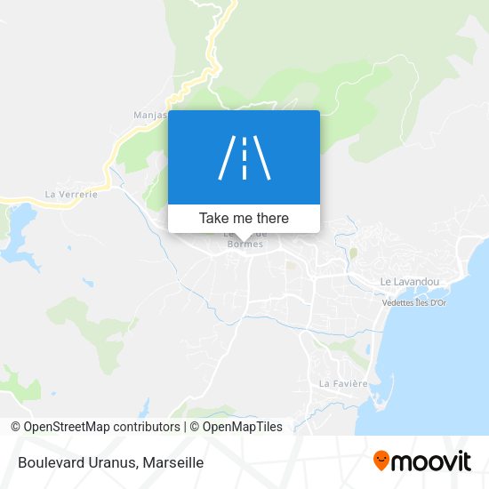 Boulevard Uranus map