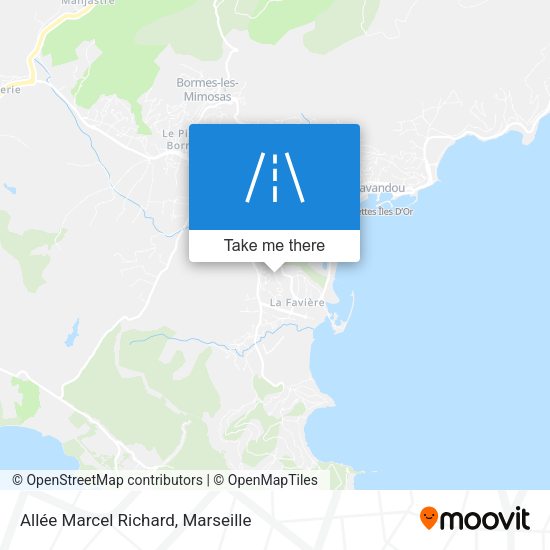 Allée Marcel Richard map