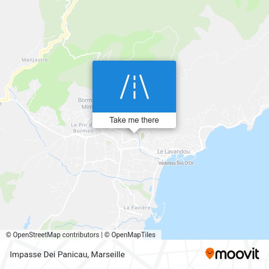 Impasse Dei Panicau map