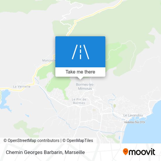 Chemin Georges Barbarin map