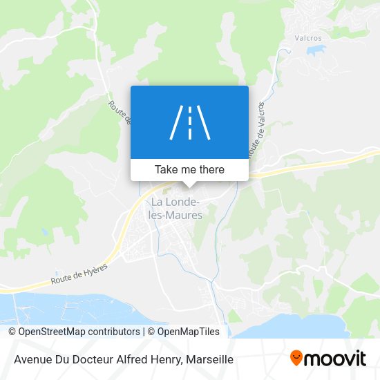 Avenue Du Docteur Alfred Henry map