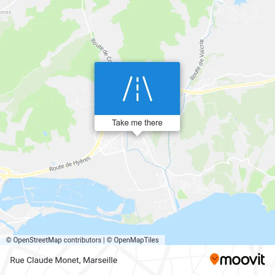 Rue Claude Monet map