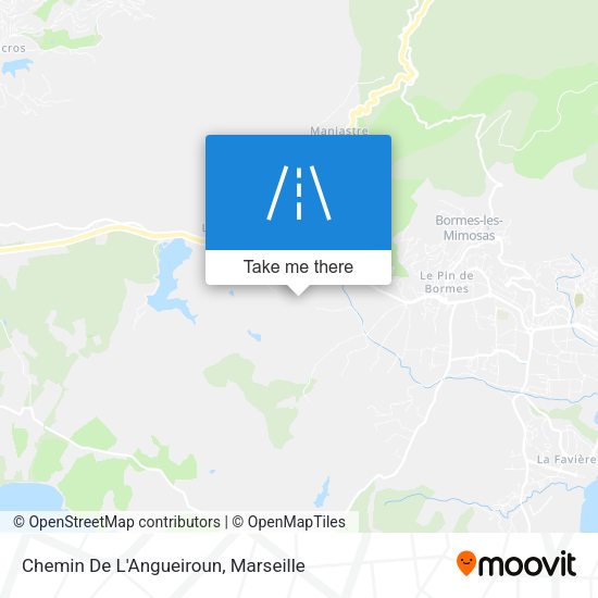 Chemin De L'Angueiroun map