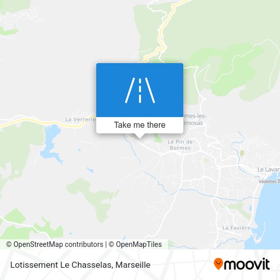 Lotissement Le Chasselas map