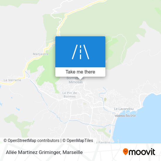 Allée Martinez Griminger map