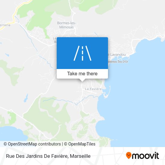 Rue Des Jardins De Favière map