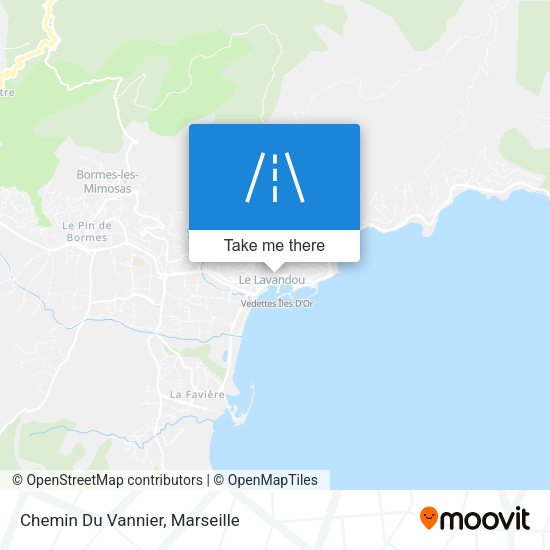 Chemin Du Vannier map