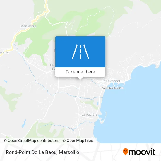 Rond-Point De La Baou map